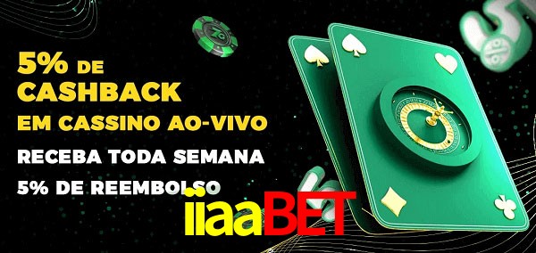 Promoções do cassino ao Vivo iiaabet